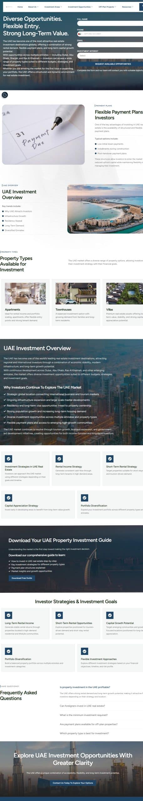 seo grow Blueline Propeties Case Study
