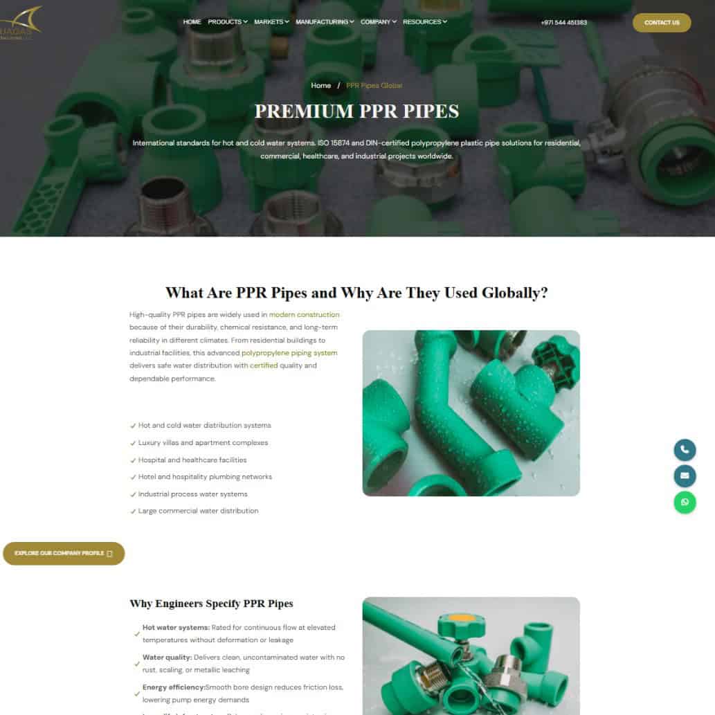 Aquagas Plastics SEO Case Study