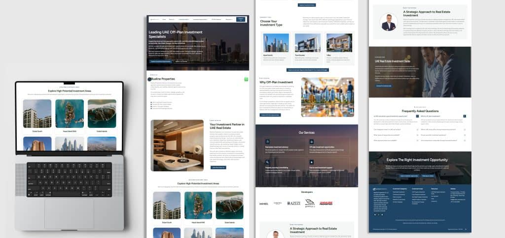 seo grow Blueline Propeties Case Study